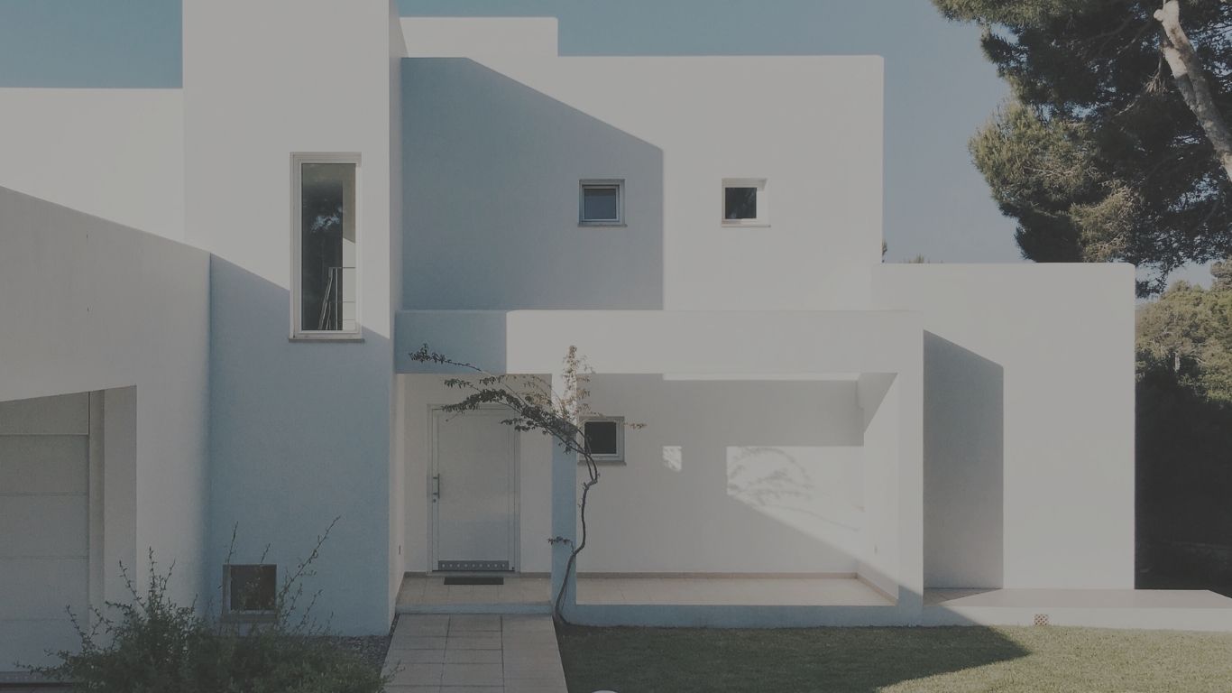 Villa contemporaine blanche